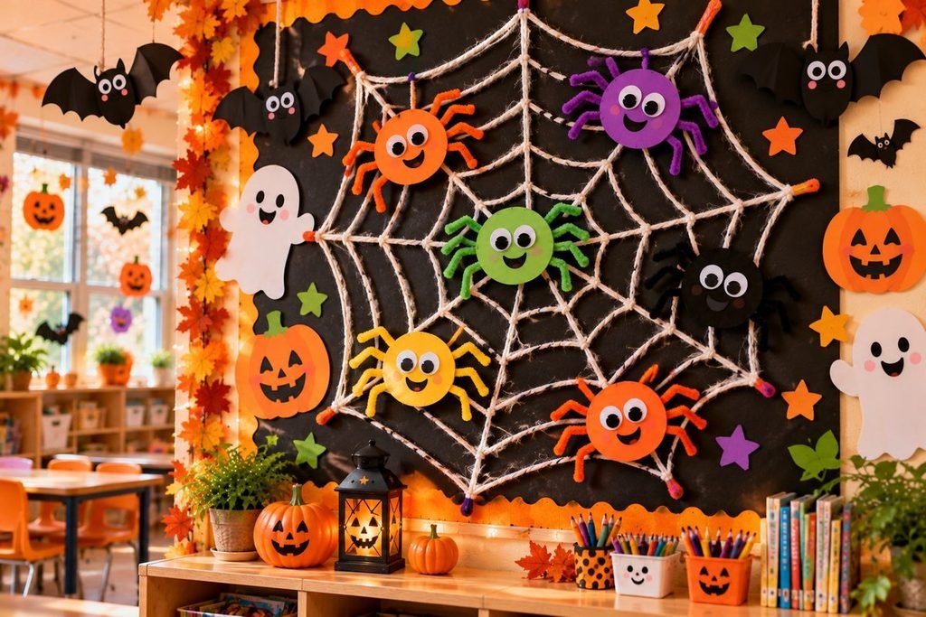 Cute Spider Web Display