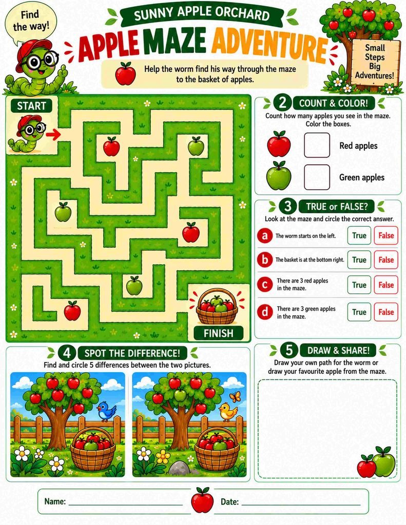 Apple Maze Adventure