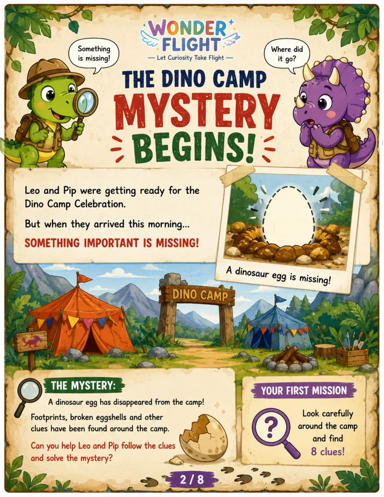 A Missing Dinosaur Egg Mystery