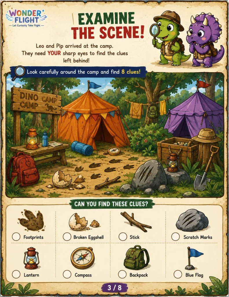 Dinosaur Detective Activity