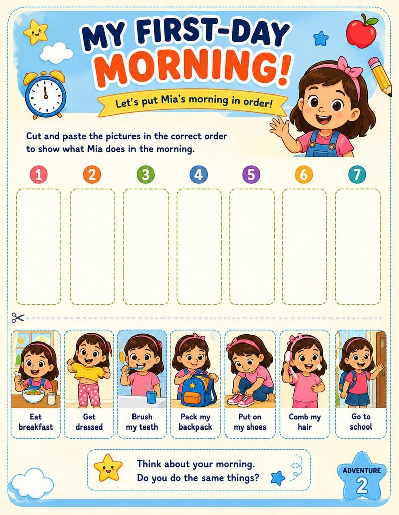 ⏰ Adventure 2: My First-Day Morning