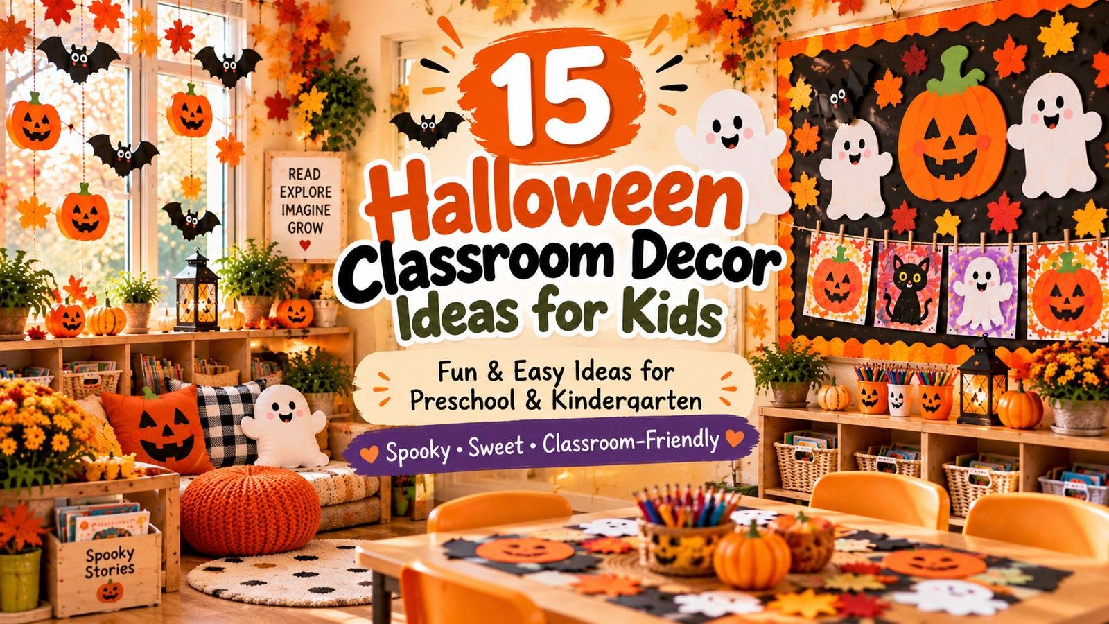 Halloween classroom decor
